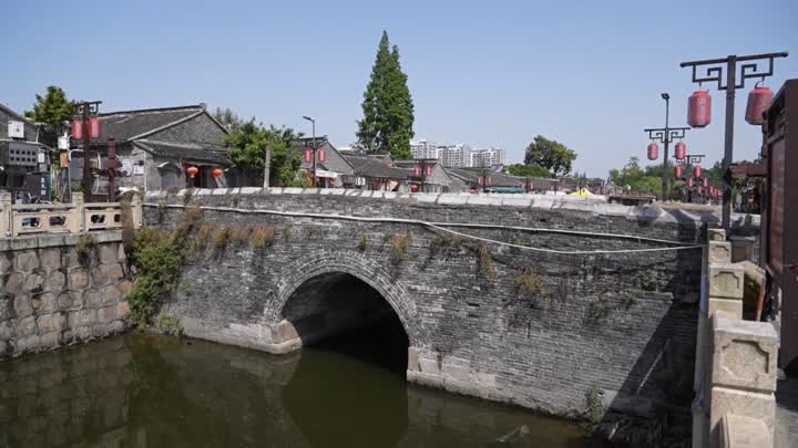 如皋迎春桥：五百年老桥 说不尽历史沧桑